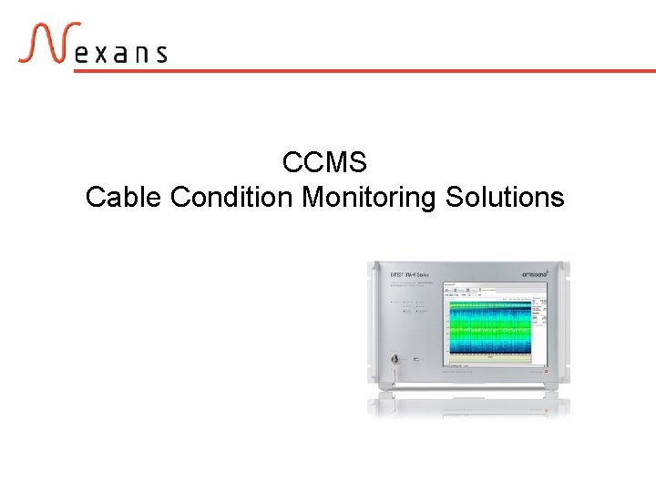 CCMS Cable Condition Monitoring Solutions 