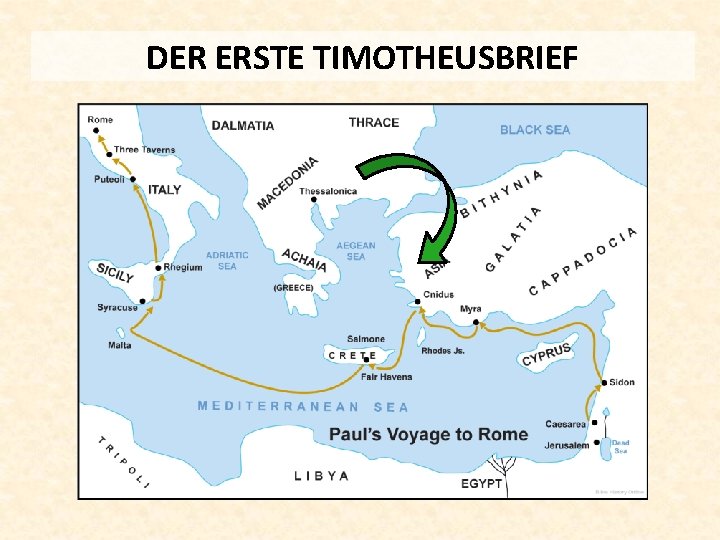 DER ERSTE TIMOTHEUSBRIEF 