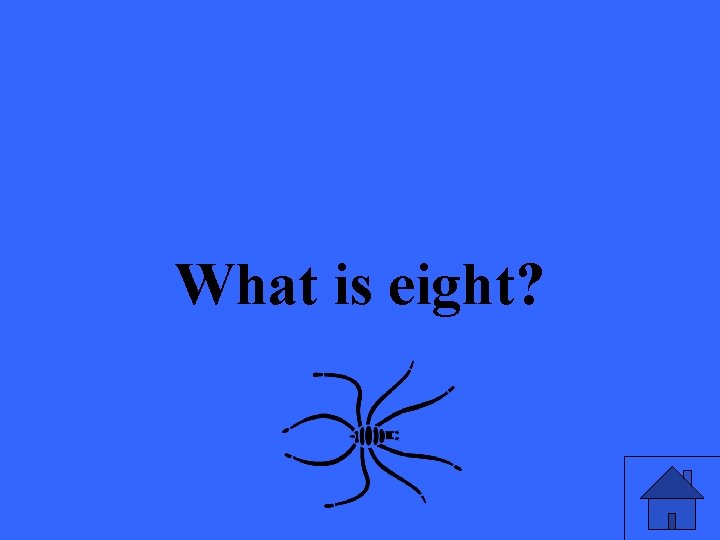What is eight? 