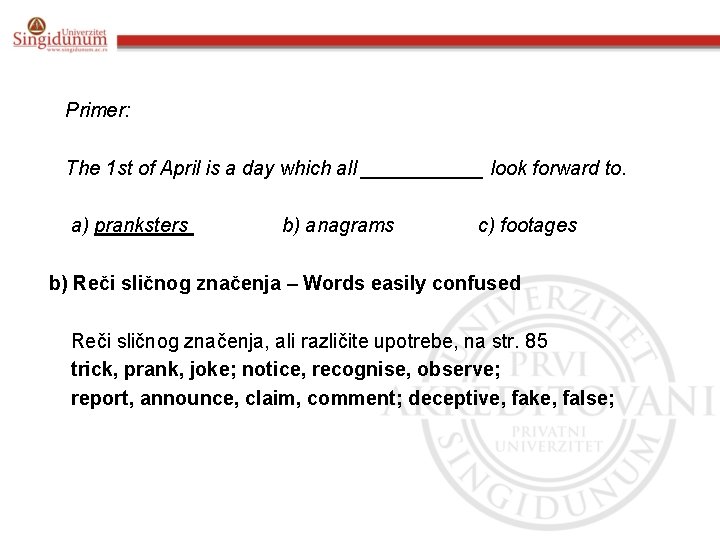 Primer: The 1 st of April is a day which all ______ look forward Primer: The 1 st of April is a day which all ______ look forward