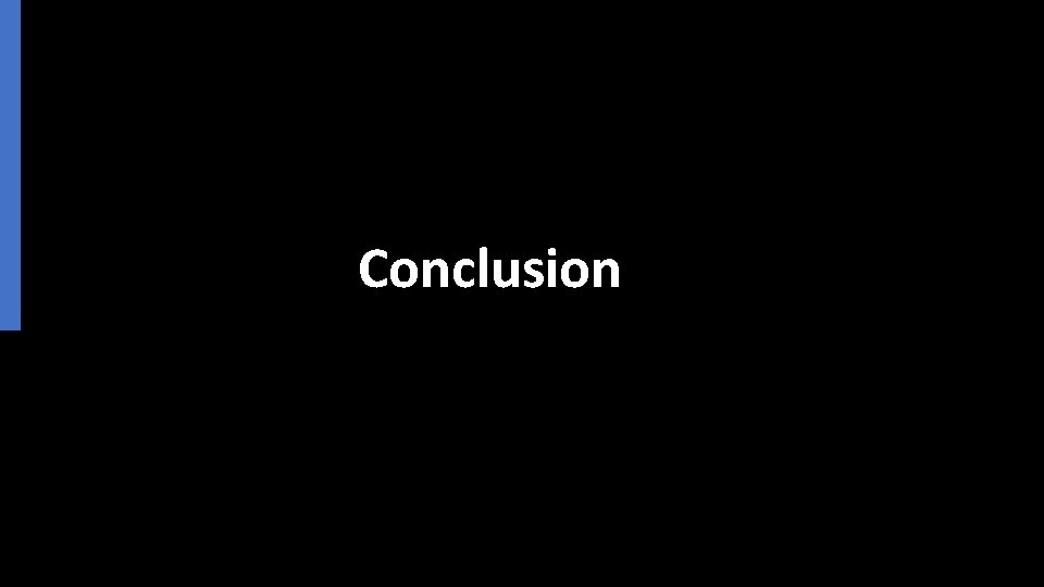 Conclusion 