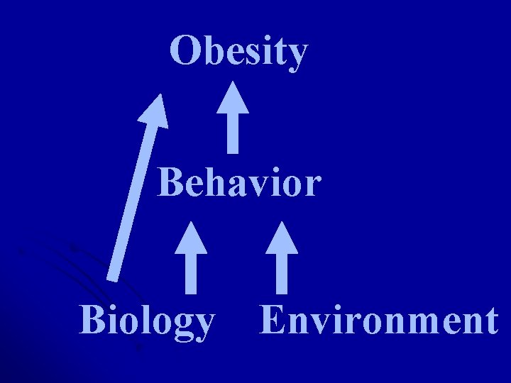 Obesity Behavior Biology Environment 