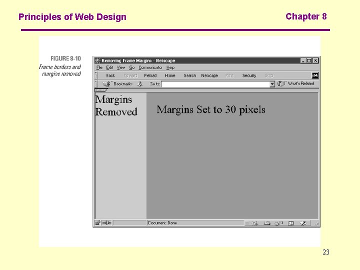 Principles of Web Design Chapter 8 23 