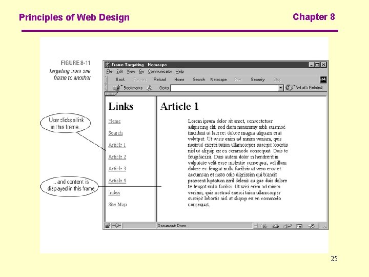 Principles of Web Design Chapter 8 25 