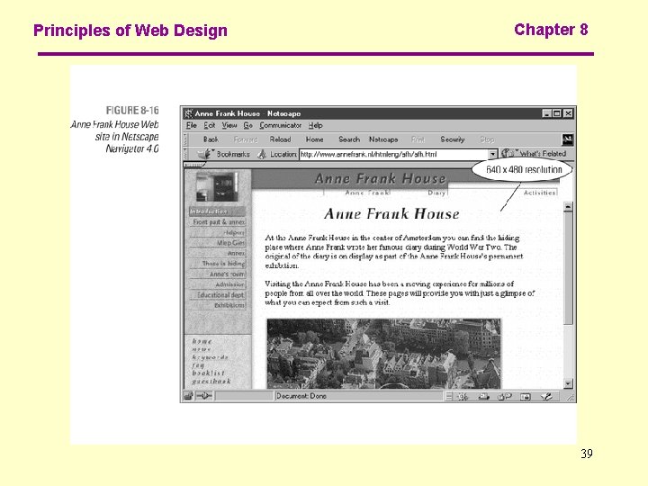 Principles of Web Design Chapter 8 39 