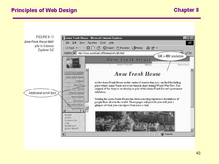 Principles of Web Design Chapter 8 40 