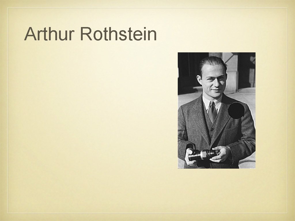 Arthur Rothstein 