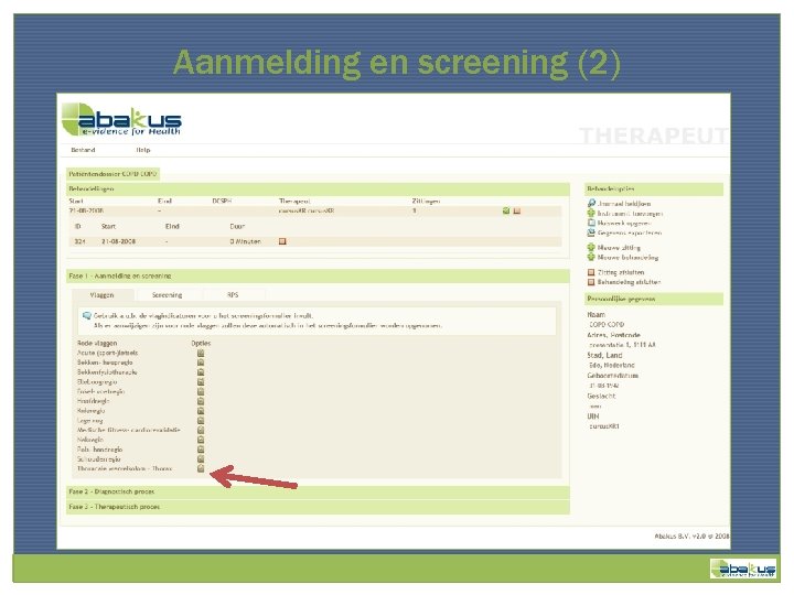 Aanmelding en screening (2) 