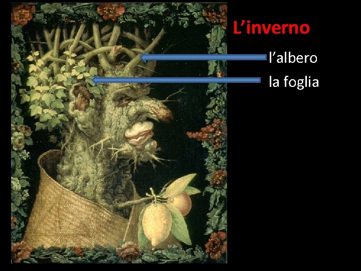 L’inverno l’albero la foglia 