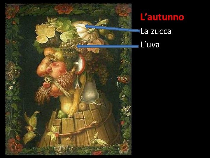 L’autunno La zucca L’uva 