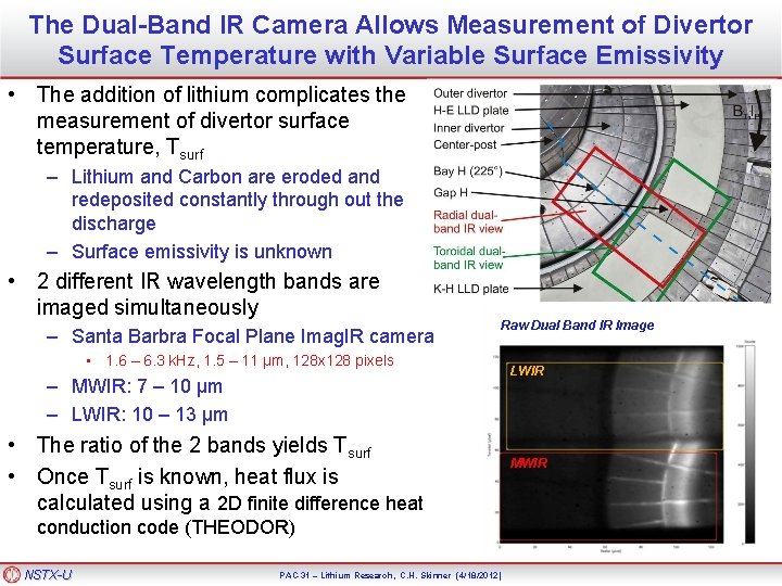 The Dual-Band IR Camera Allows Measurement of Divertor Surface Temperature with Variable Surface Emissivity