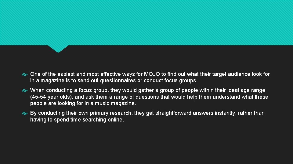 One of the easiest and most effective ways for MOJO to find out One of the easiest and most effective ways for MOJO to find out