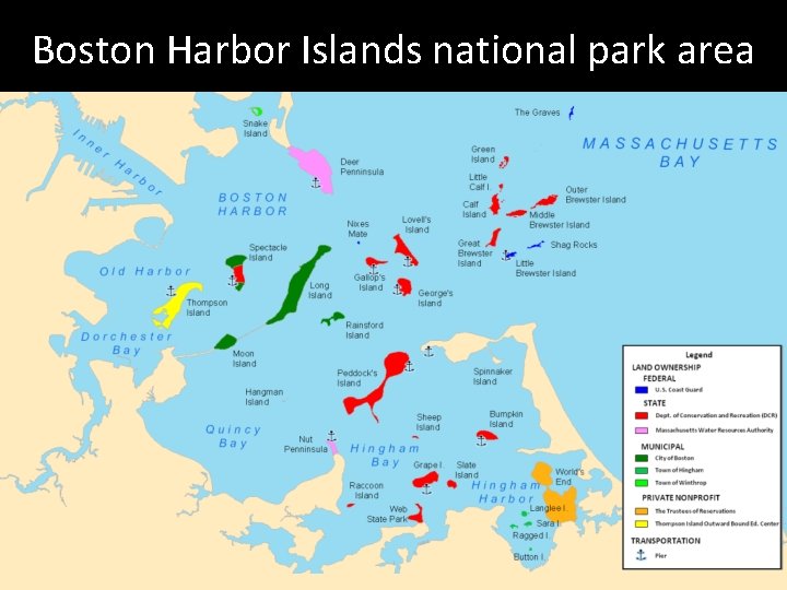Boston Harbor Islands national park area 