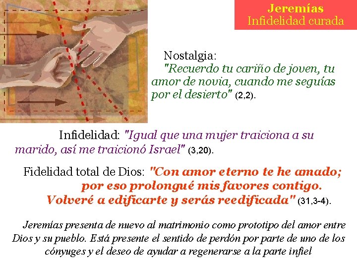 Jeremías Infidelidad curada Nostalgia: "Recuerdo tu cariño de joven, tu amor de novia, cuando
