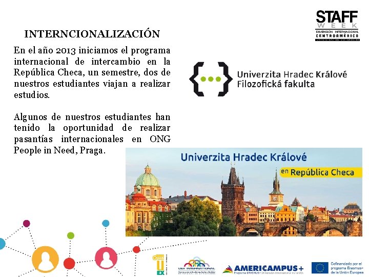 INTERNCIONALIZACIÓN En el año 2013 iniciamos el programa internacional de intercambio en la República