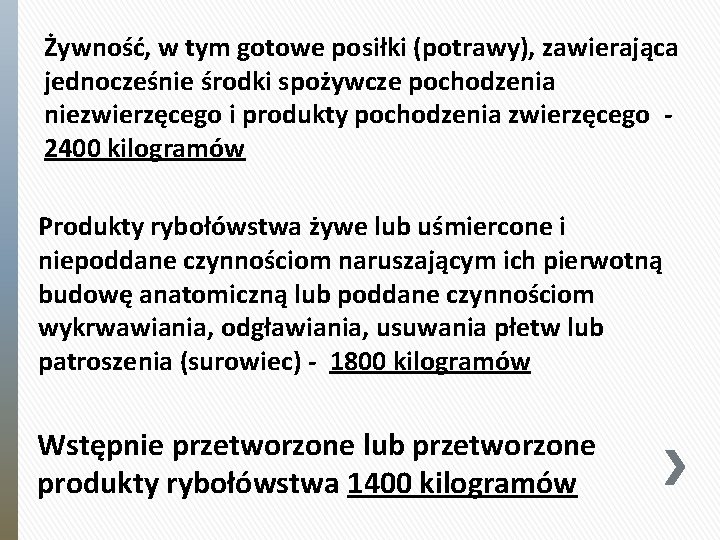 Żywność, w tym gotowe posiłki (potrawy), zawierająca jednocześnie środki spożywcze pochodzenia niezwierzęcego i produkty