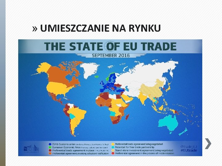 » UMIESZCZANIE NA RYNKU HANDEL WEWNĄTRZWSPÓLNOTOWY 