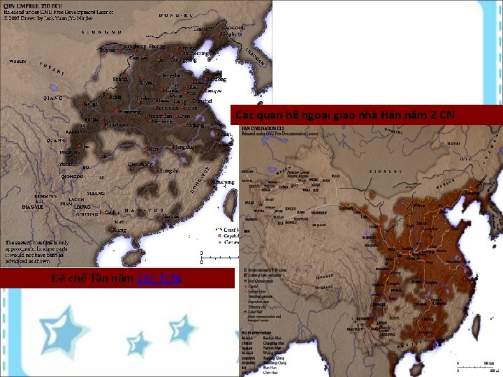Các quan hệ ngoại giao nhà Hán năm 2 CN Đế chế Tần năm