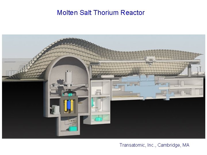 Molten Salt Thorium Reactor Transatomic, Inc. , Cambridge, MA 