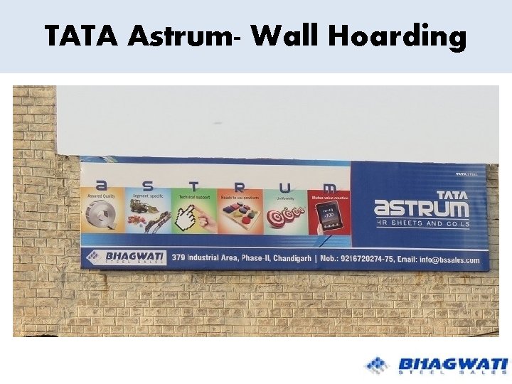 TATA Astrum- Wall Hoarding 