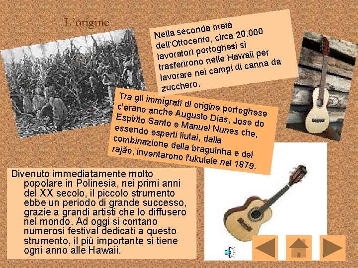 L’origine a metà d n o c e s 0. 000 2 Nella a