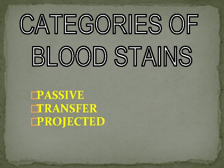 �PASSIVE �TRANSFER �PROJECTED 