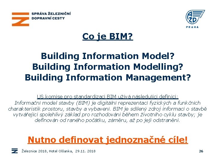 Co je BIM? Building Information Modelling? Building Information Management? US komise pro standardizaci BIM