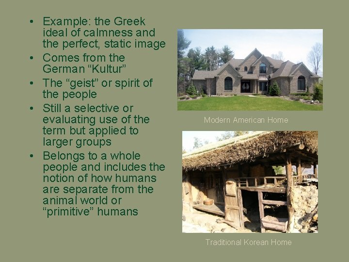  • Example: the Greek ideal of calmness and the perfect, static image •