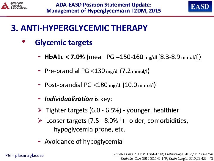 Management of Hyperglycemia in Type 2 Diabetes 2015