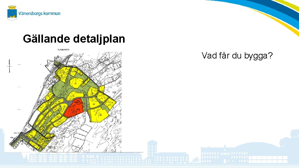 Gällande detaljplan Vad får du bygga? 