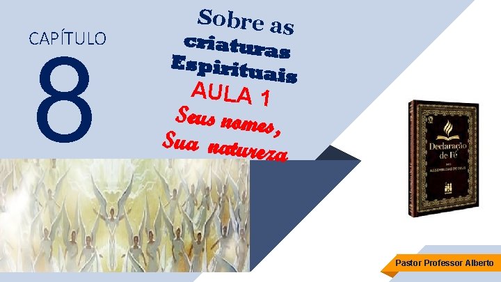 CAPÍTULO 8 Sobre as criatur as Espiritu ais AULA 1 Seus nomes , Sua