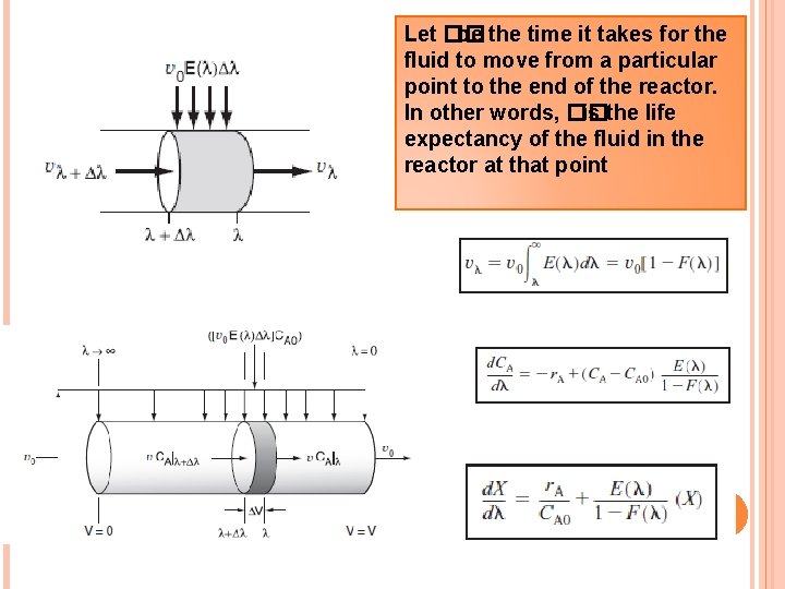 Let �� be the time it takes for the fluid to move from a