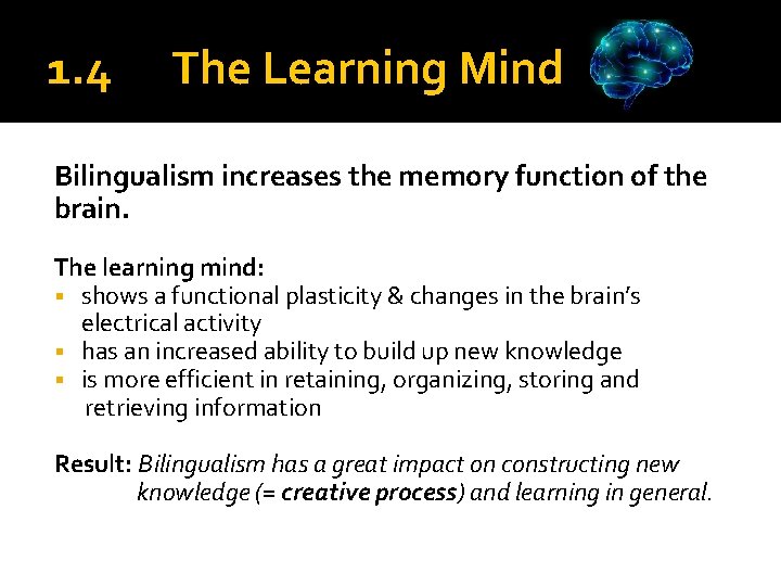 The Effects of Bilingual Teaching on Learners Juliane