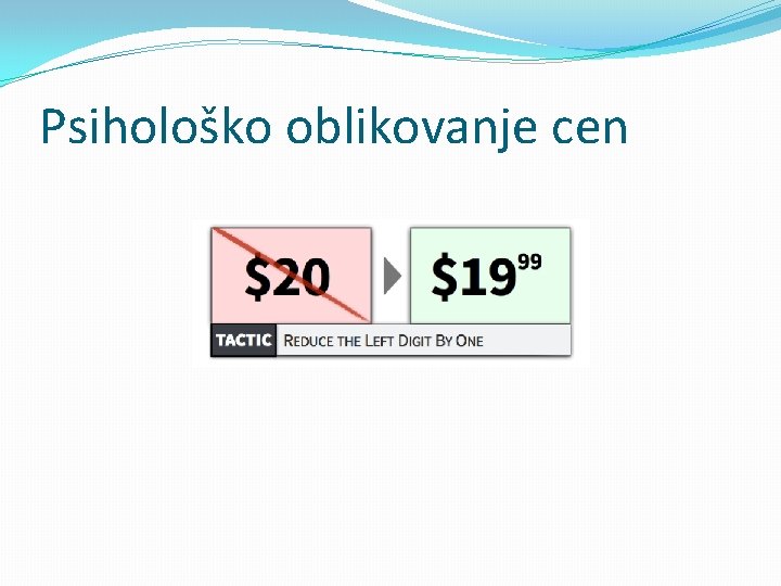 Psihološko oblikovanje cen 