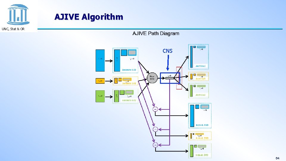 AJIVE Algorithm UNC, Stat & OR CNS 64 