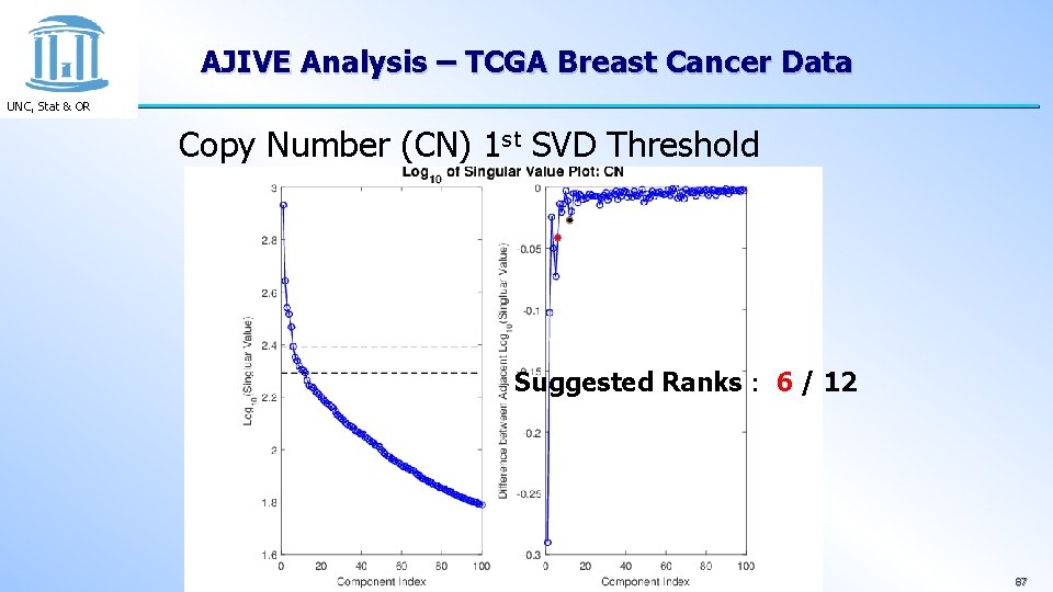 AJIVE Analysis – TCGA Breast Cancer Data UNC, Stat & OR Copy Number (CN)