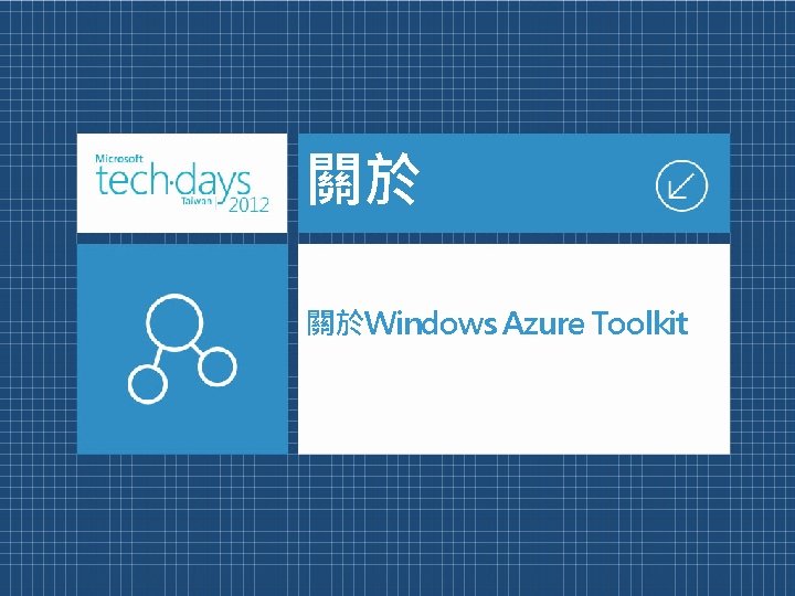 關於 關於Windows Azure Toolkit 