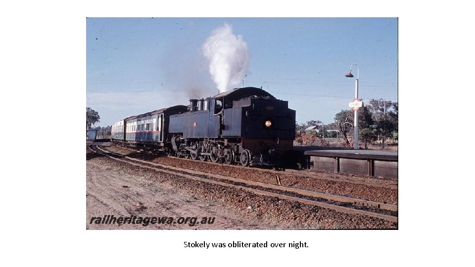 Stokely was obliterated over night. 