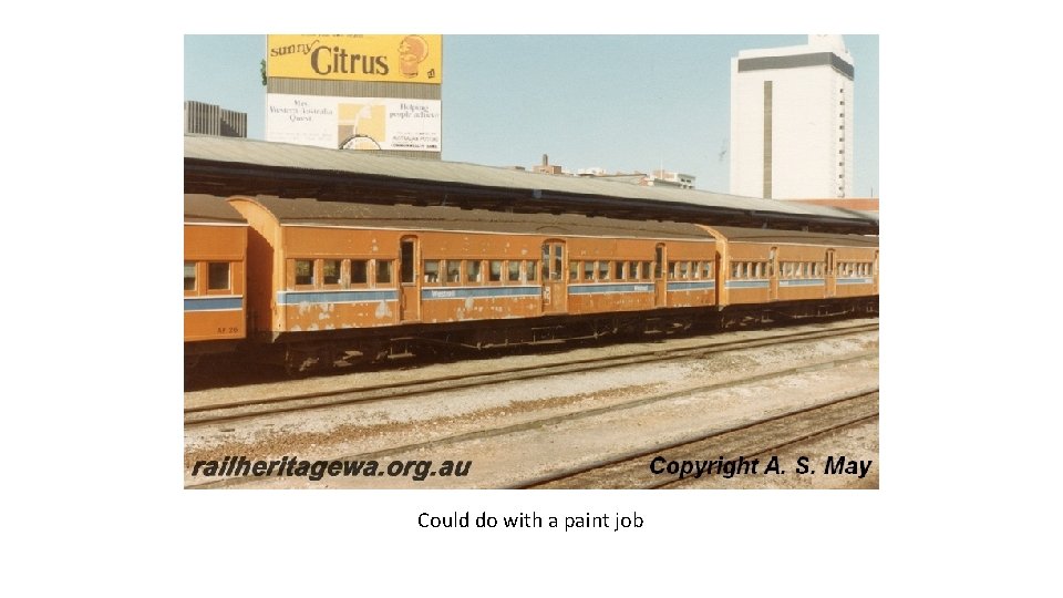 Could do with a paint job 