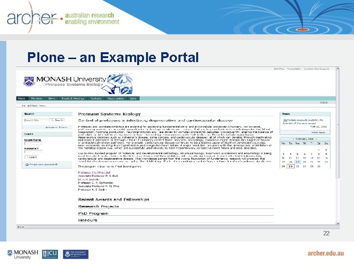 Plone – an Example Portal 22 