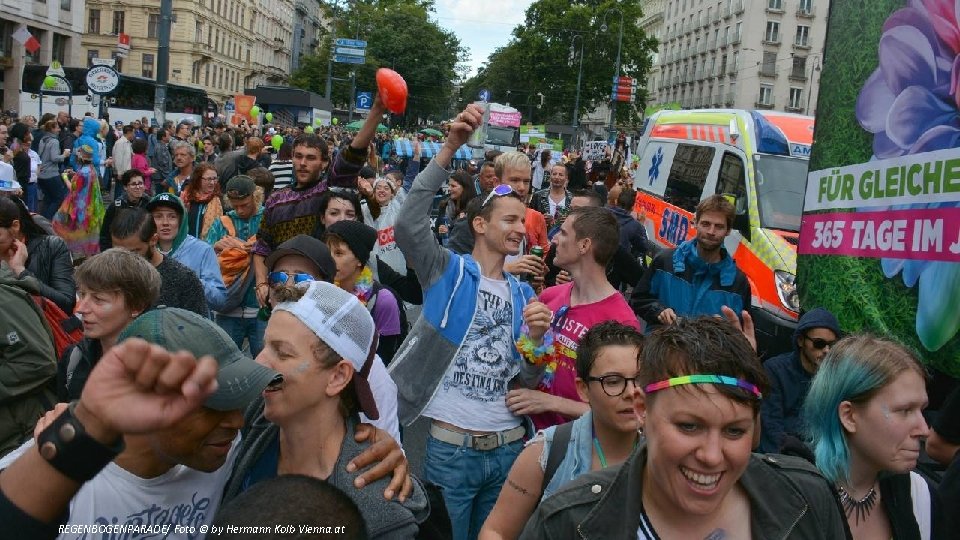 REGENBOGENPARADE/ Foto © by Hermann Kolb Vienna. at 