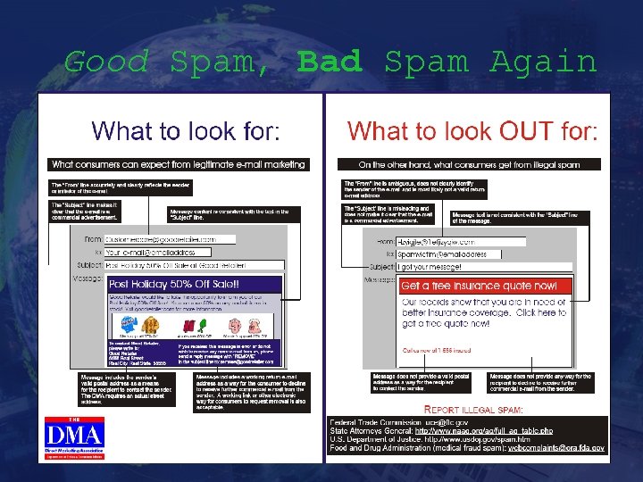 Good Spam, Bad Spam Again 