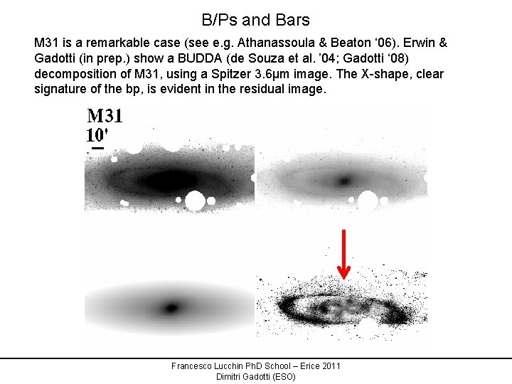 B/Ps and Bars M 31 is a remarkable case (see e. g. Athanassoula &