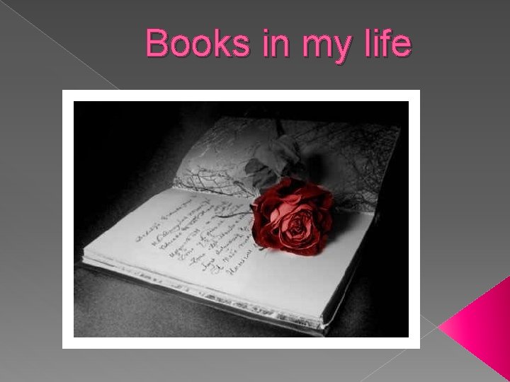 Books in my life 