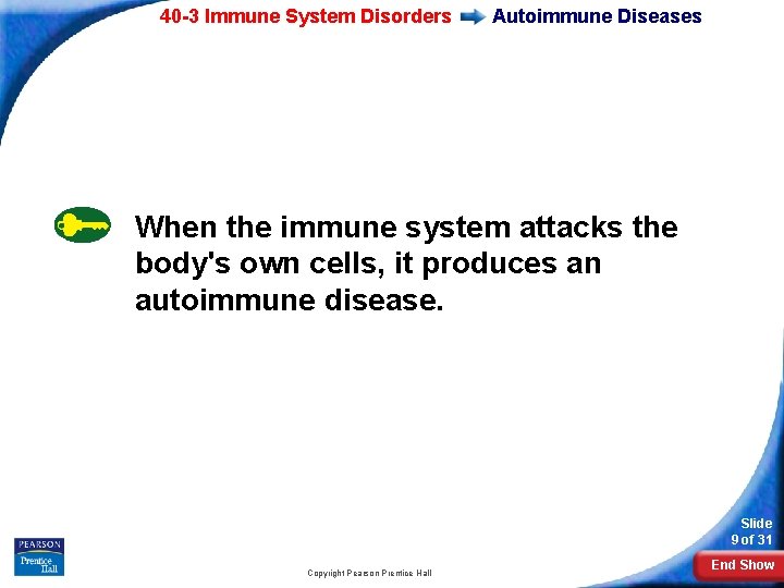 40 -3 Immune System Disorders Autoimmune Diseases When the immune system attacks the body's