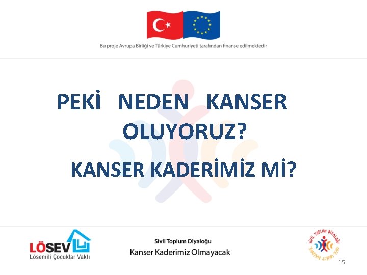 PEKİ NEDEN KANSER OLUYORUZ? KANSER KADERİMİZ Mİ? 15 