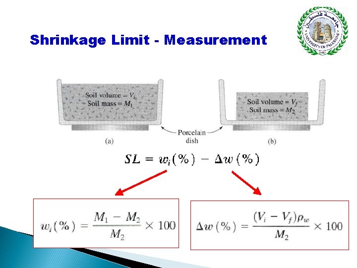 Shrinkage Limit - Measurement 