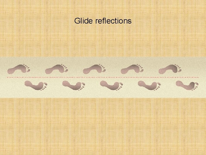 Glide reflections 