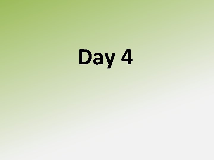 Day 4 