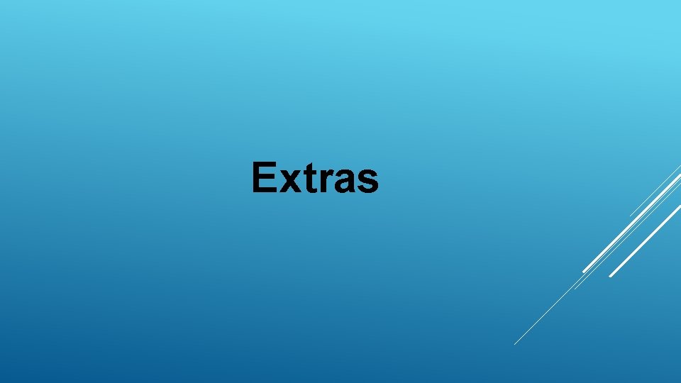 Extras 